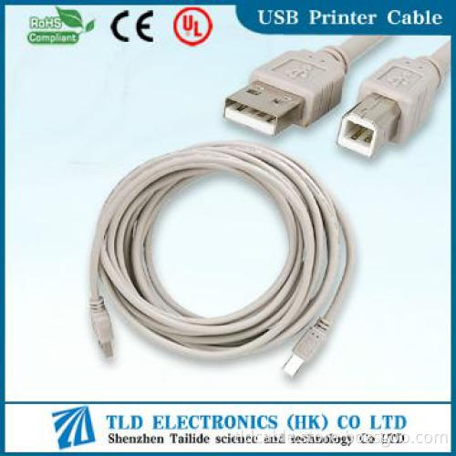 Cheapest White usb am/bm Cable for Printer